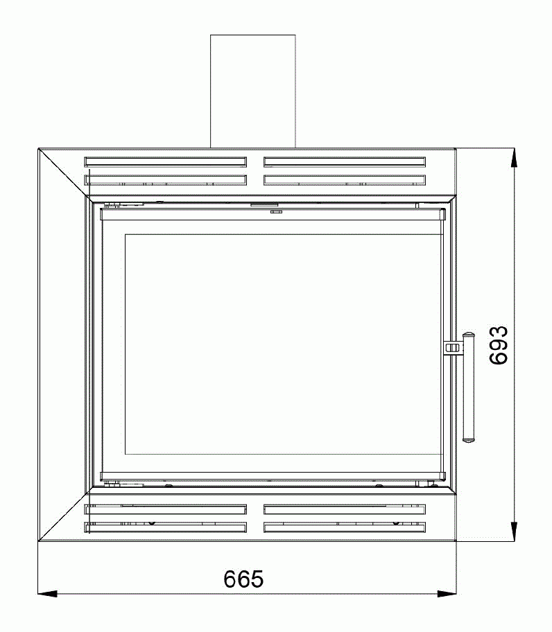 Каминная топка BeF Effi 6 CP/CL S