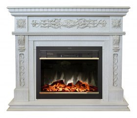 Электрокамин RealFlame Estella 26 WT с MoonBlaze S LUX BR