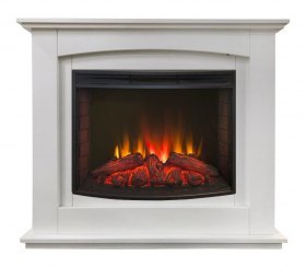 Электрокамин RealFlame CANADA с подсветкой 25,5 WT c Evrika 25,5