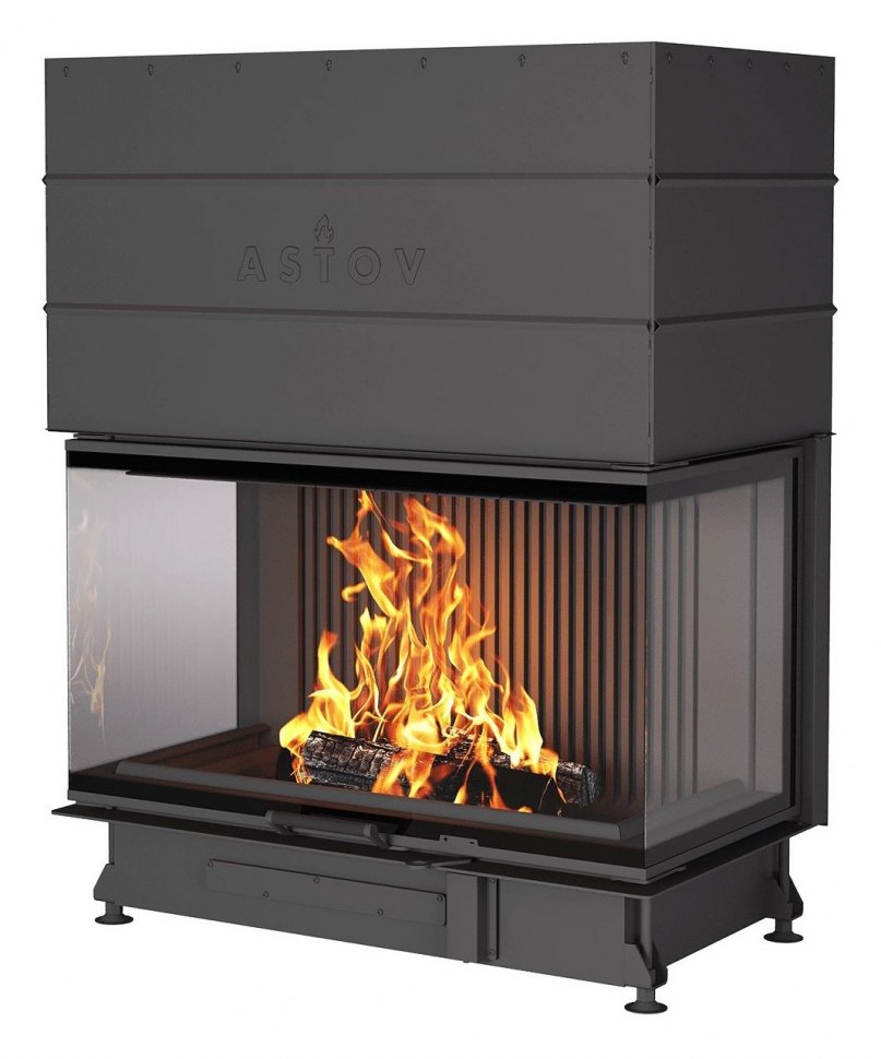 Каминная топка АСТОВ П3С 10057 3D панели