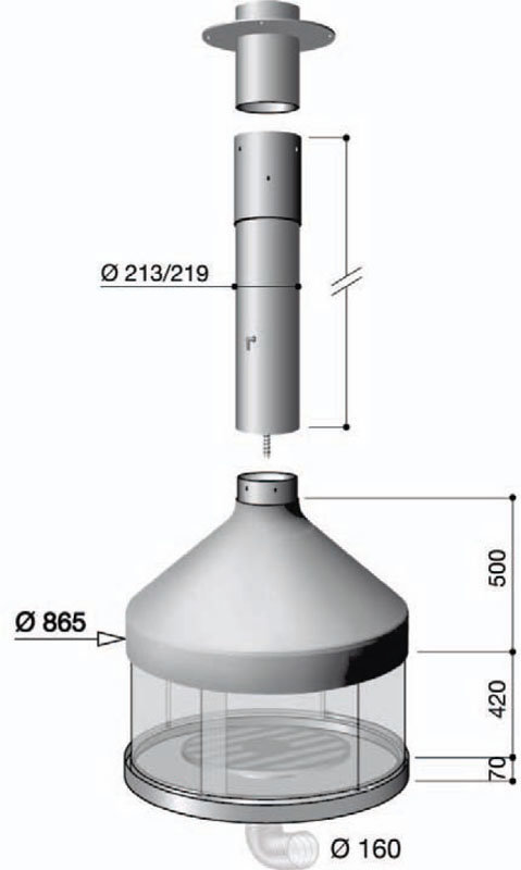 Камин дровяной Focus Meijifocus (Газ)