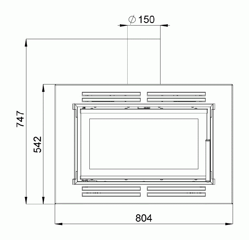 Каминная топка BeF Effi 6 S