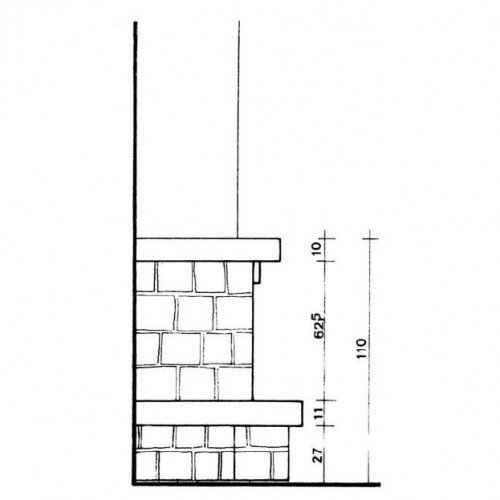 Каминная облицовка EdilKamin Dama ridotto, под Riga 54 - Deco