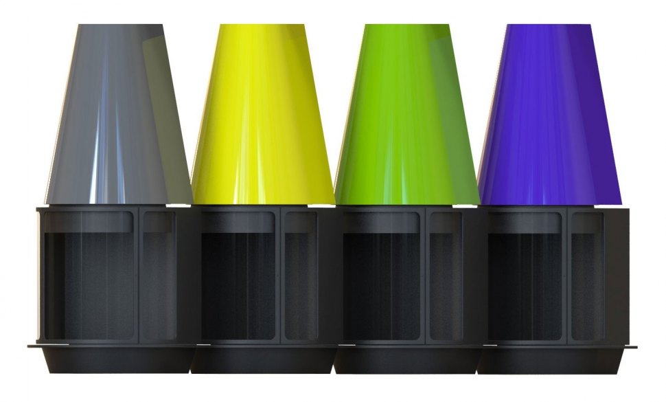 Камин ARLET CENTRAL RAL, подвесной, низкое стекло (Traforart)