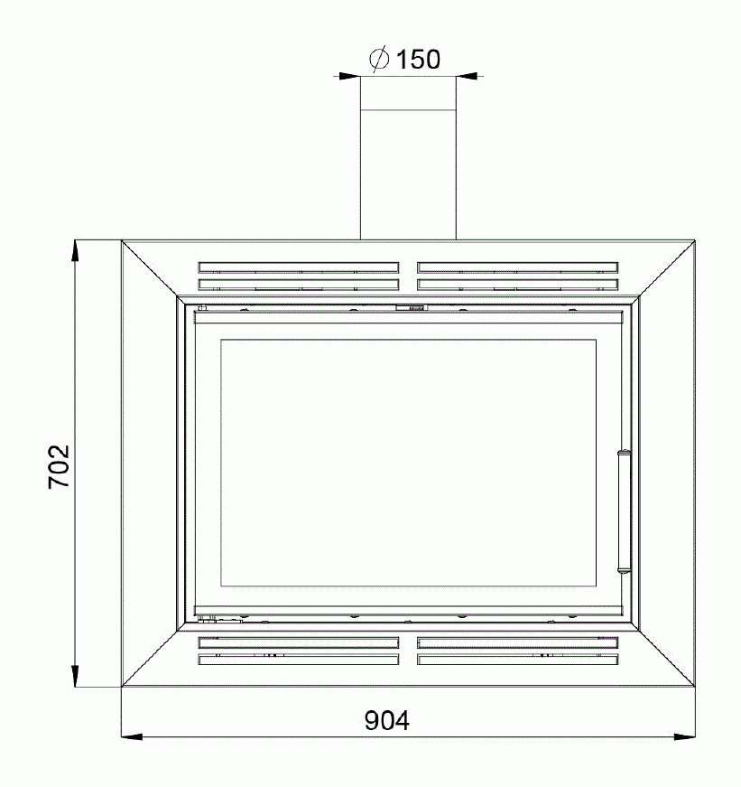 Каминная топка Bef Effi 7