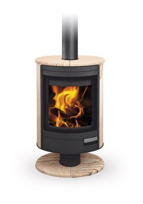 Печь-камин Romotop STROMBOLI N песчаник