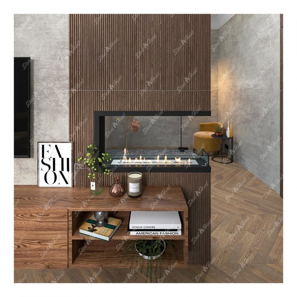 Биокамин торцевой SteelHeat Leader 900 (Стандарт)