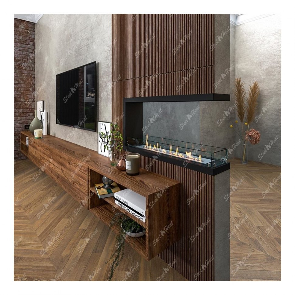 Биокамин торцевой SteelHeat Leader 900 (Стандарт)