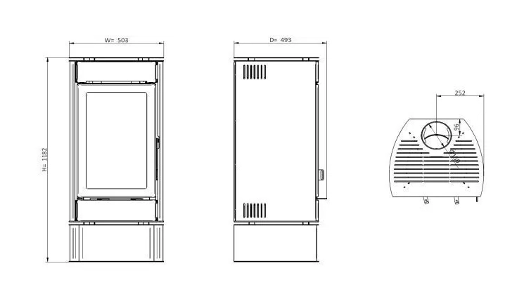 Печь-камин Solzaima Tek Unit