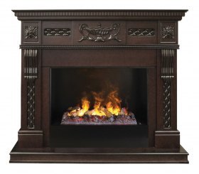 Электрокамин RealFlame Corsica Lux AO 3D Cassette 630 + Black вставка