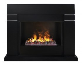 Электрокамин RealFlame Lindelse 26 BL 3D Cassette 630 + Black вставка