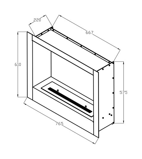 Биокамин Silver Smith Shell 2