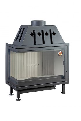 Каминная топка Экокамин Альфа 1000 L (левая)