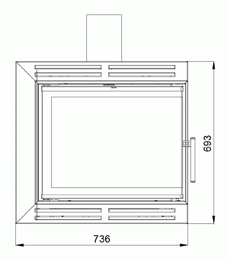 Каминная топка BeF Effi 7 CP/CL