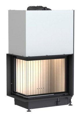 Каминная топка Brunner Eck-Kamine 57/67/44 вертикальное открытие, левый угол (с подъемом)