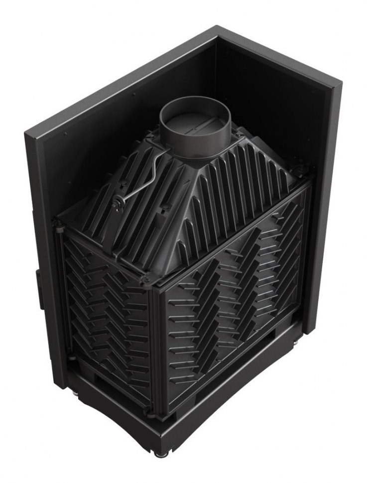 Каминная топка Kratki Amelia L BS Deco