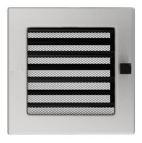 Решетка вентиляционная стальная с жалюзи