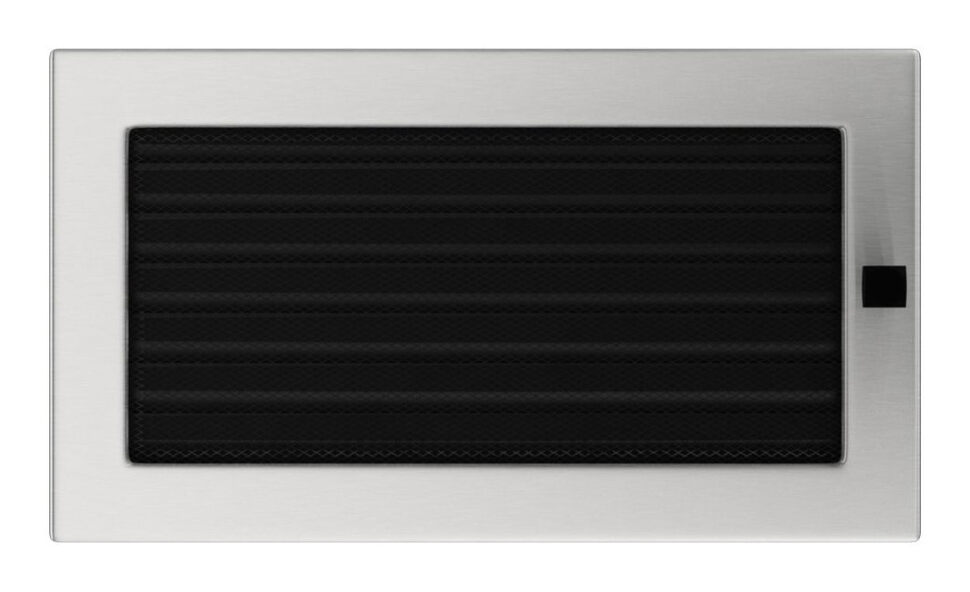 Решетка вентиляционная стальная с жалюзи 17х30