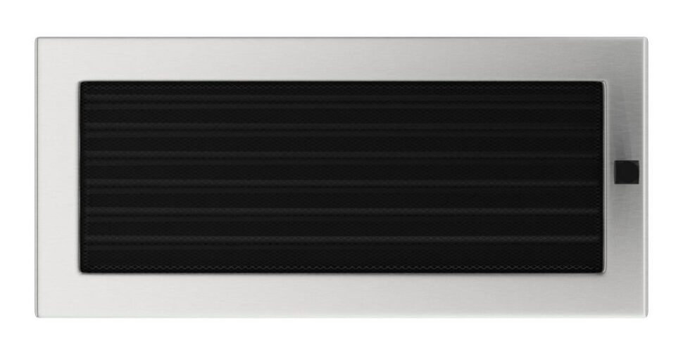 Решетка вентиляционная стальная с жалюзи 17х37