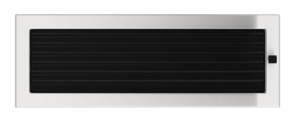 Решетка вентиляционная стальная с жалюзи 17х49