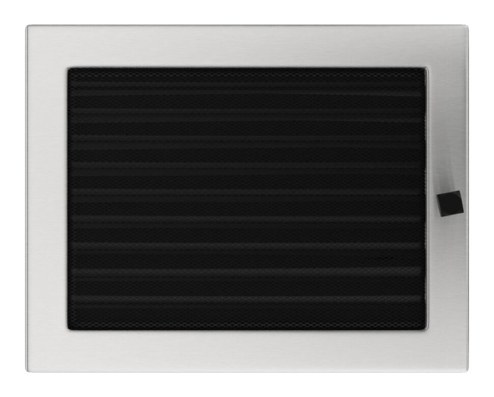 Решетка вентиляционная стальная с жалюзи 22х30