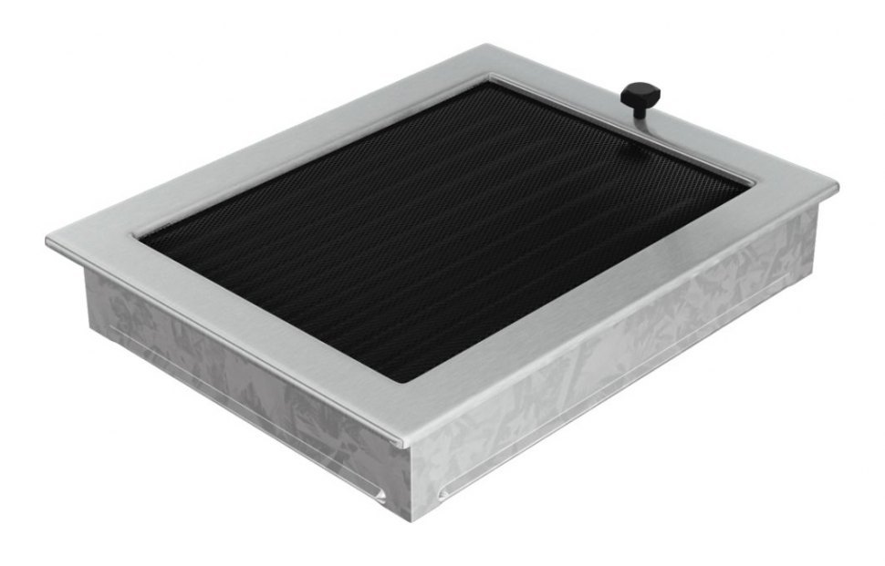 Решетка вентиляционная стальная с жалюзи 22х30