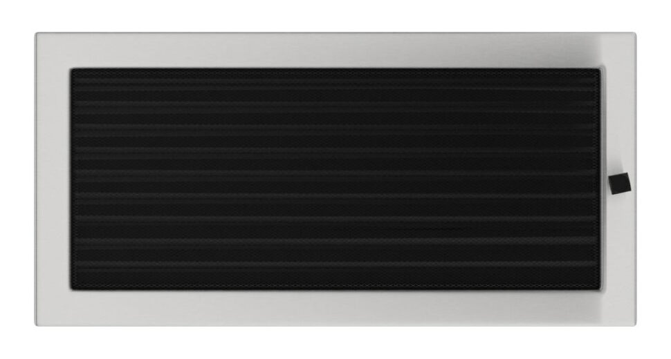 Решетка вентиляционная стальная с жалюзи 22х45