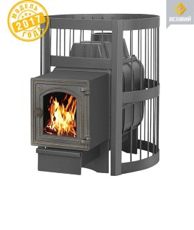 Чугунная печь для бани Везувий Легенда Стандарт 16 (ДТ-4С)