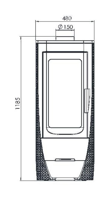 Чугунная печь NERA N (Plamen)