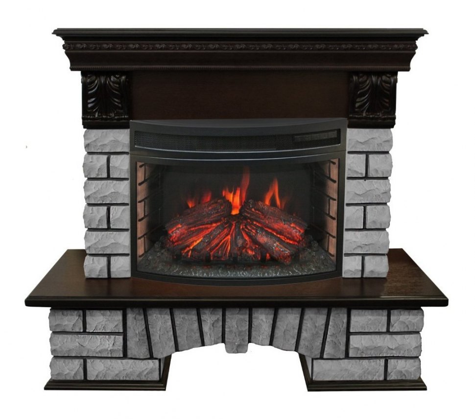 Электрокамин RealFlame Country Lux Rock 25 AO с FireField 25 SIR