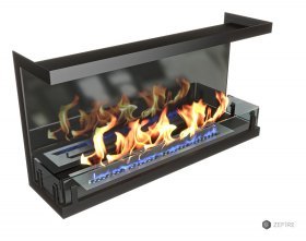 Биокамин ZeFire торцевой Standart 900 со стемалитом