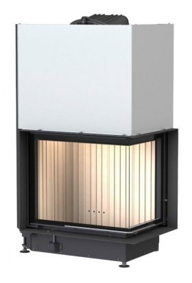 Каминная топка Brunner Eck-Kamine 57/67/44 вертикальное открытие, правый угол (с подъемом)