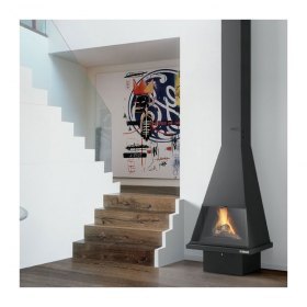 Камин CERDANYA FRONTAL, чёрный (Traforart)