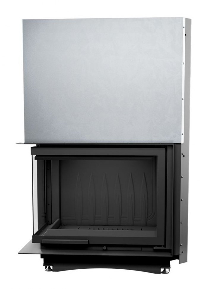 Каминная топка Kratki Amelia L BS G (угловое стекло слева, гильотина)