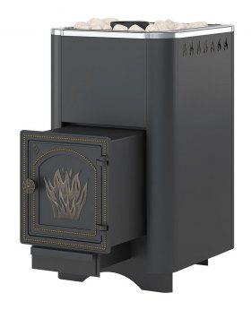 Дровяная печь для бани Везувий Русичъ АНТРАЦИТ 22 (ДТ-4) 2022