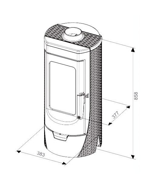 Чугунная печь TARA (Plamen)