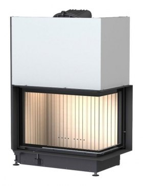 Каминная топка Brunner Eck-Kamine 57/82/48 вертикальное открытие, правый угол (с подъемом)