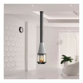 Камин ARLET CENTRAL RAL, подвесной, высокое стекло (Traforart)