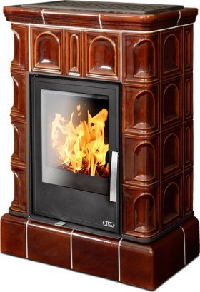 Кафельная печь-камин ABX Britania KPI (кафельный цоколь)