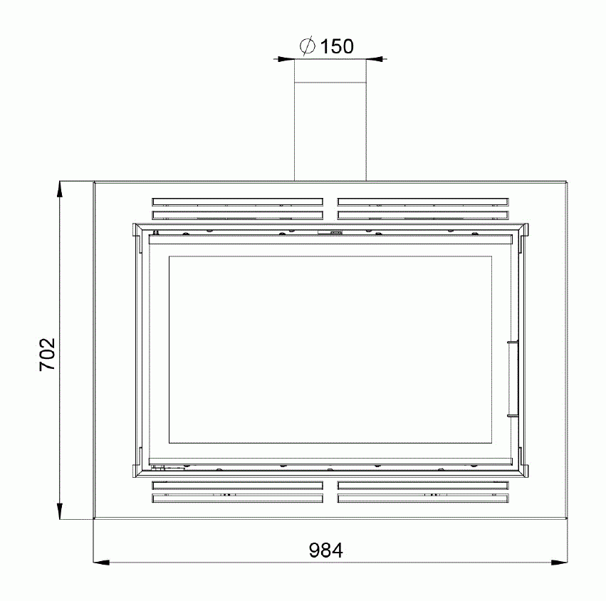Каминная топка BeF Effi 8