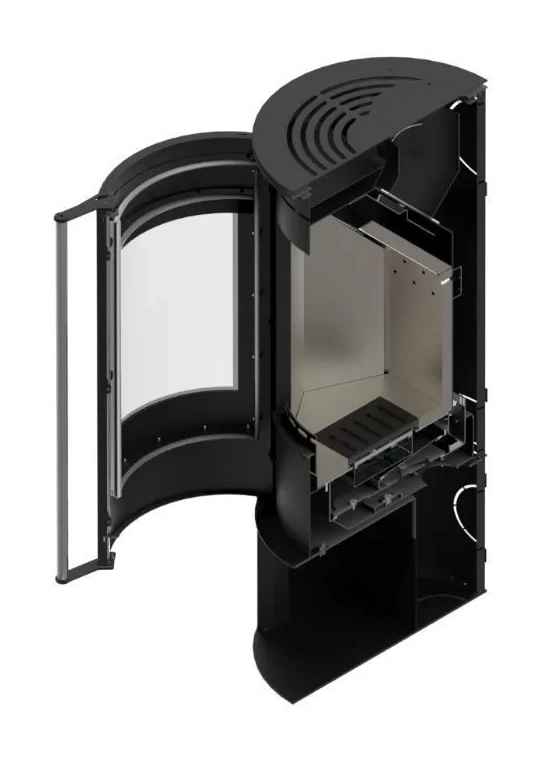 Печь-камин Solzaima Amber Porte Vidro