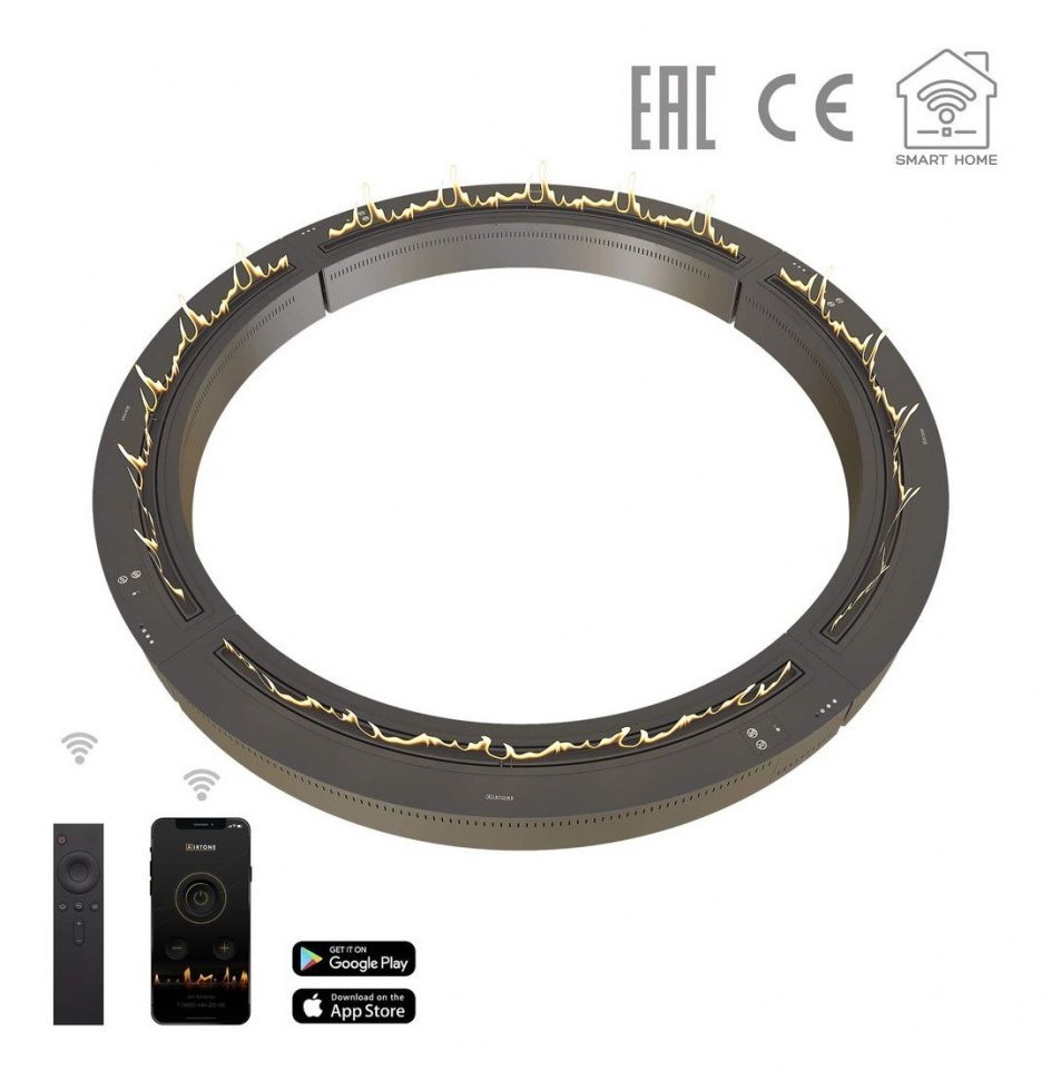 Биокамин автоматический Airtone Andalle RADIAL 1000