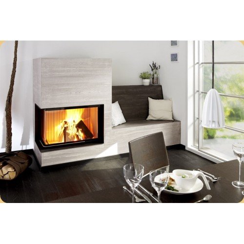 Каминная топка Brunner Eck-Kamine 57/82/48 вертикальное открытие, левый угол (с подъемом)