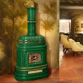 Печь отопительная Sergio Leoni Corsara, honey, с бок. дверцей