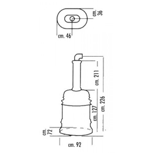 Печь отопительная Sergio Leoni Corsara, honey, с бок. дверцей