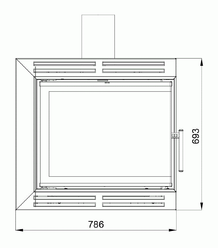 Каминная топка BeF Effi 8 CP/CL