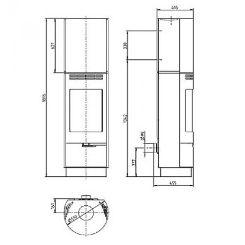 Печь-камин Thorma SEVILLA