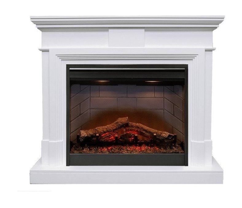 Каминокомплект Coventry - Белый с очагом Symphony 26'' DF2608-INT