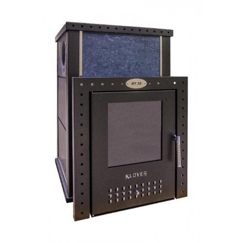 Дровяная печь для бани Klover KLV RT 20 J (жадеит Россия) комплект