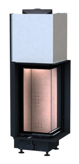 Каминная топка Brunner Eck-Kamine 70/33/33 вертикальное открытие (с подъемом)